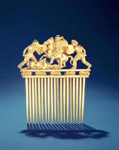 Front of a Scythian Comb, from Solokha Burial Mound, Steppe by Scythian
